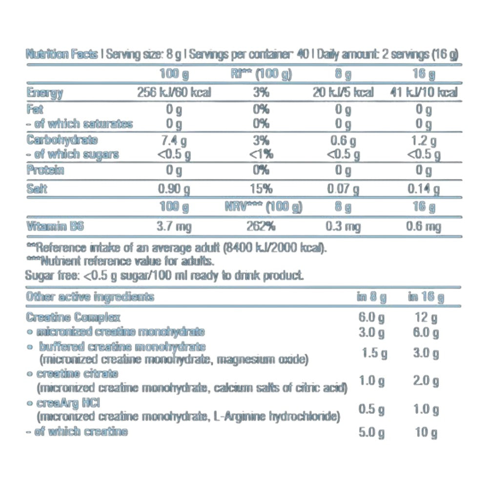 Biotech Crea Zero 320g Naranja_1