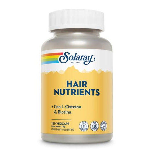 Nutrientes para o Cabelo Solaray 120 cápsulas
