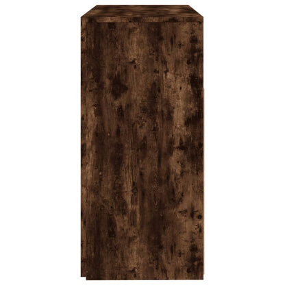 Aparador Con Luces Led Roble Ahumado 80x35x75 Cm / Vetonek_5