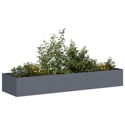 Jardinera Acero Gris Antracita 280x80x40 Cm_1