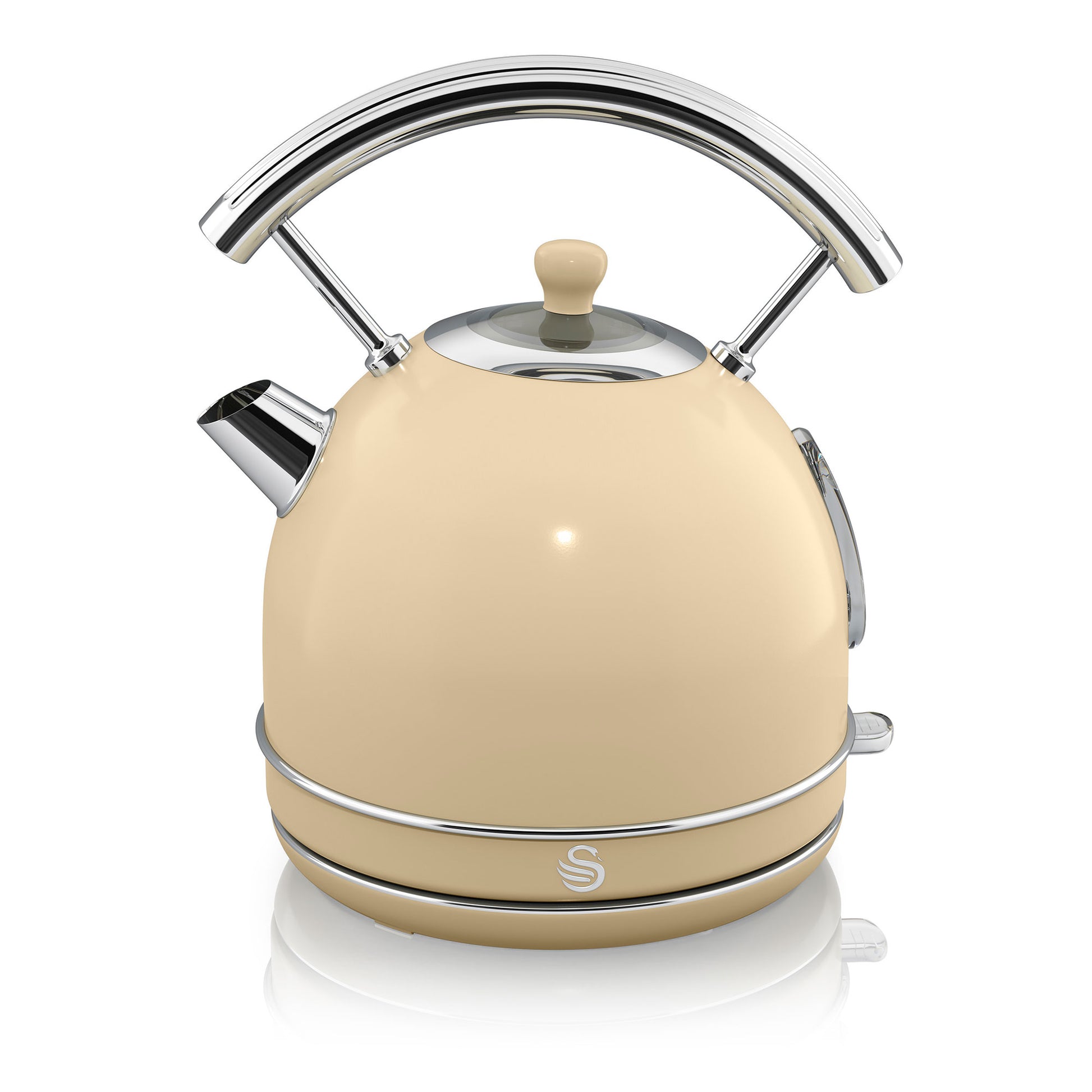 Swan Retro Set Desayuno Hervidor De Agua 1,8 L Inalámbrico, Tostadora 2 Rebanadas Anchas, Vintage, Stp7050cneu, Crema_4