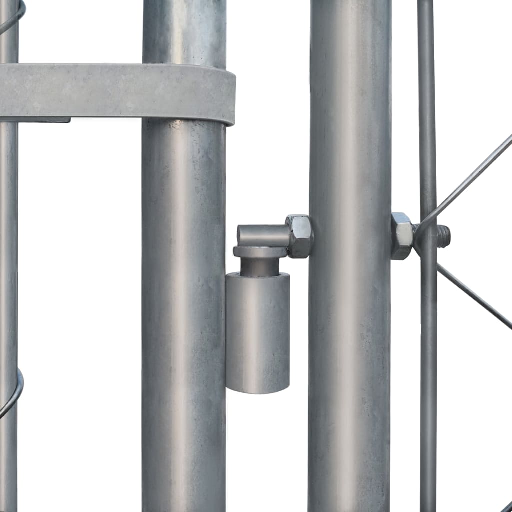 Perrera De Exterior De Acero Galvanizado 2x2x1 M_3
