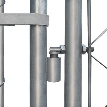Perrera De Exterior De Acero Galvanizado 2x2x1 M_3