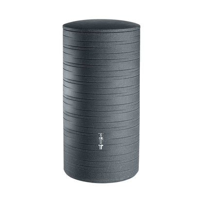 Bidón De Agua De Lluvia Novara 280l Color Granito Negro_0