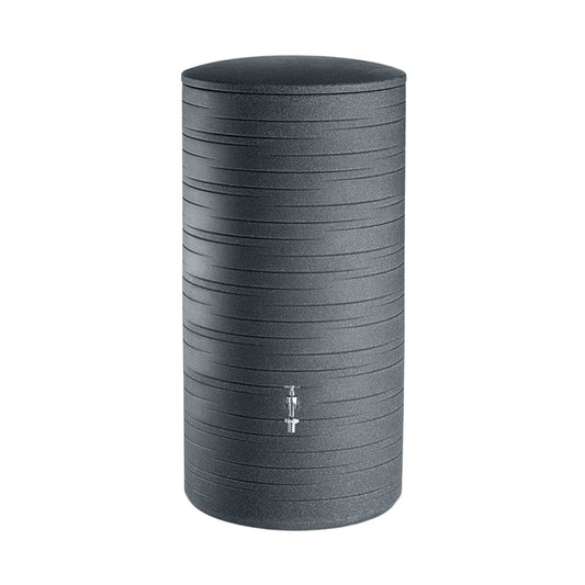 Bidón De Agua De Lluvia Novara 280l Color Granito Negro_0