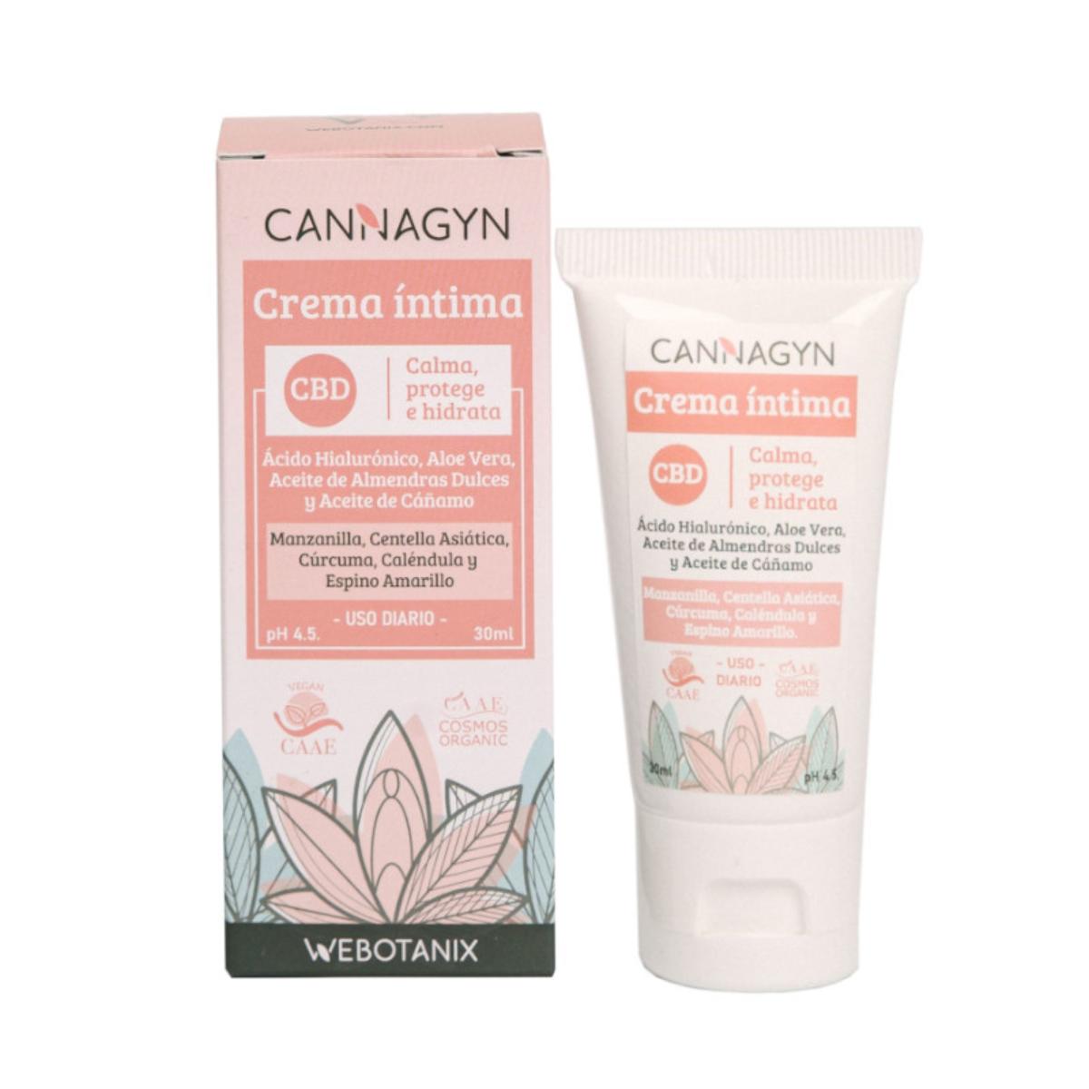 Cannagyn Crema íntima BIO 30ml WeBotanix