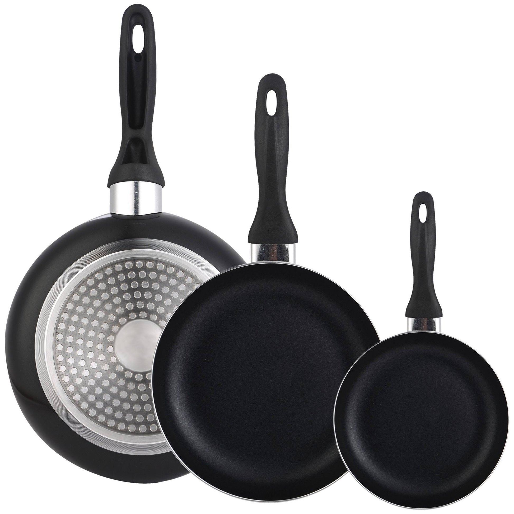 Set De 3 Sartenes + 24 Piezas De Cubertería Cromada, Durabilidad Y Estilo En Tu Cocina_4