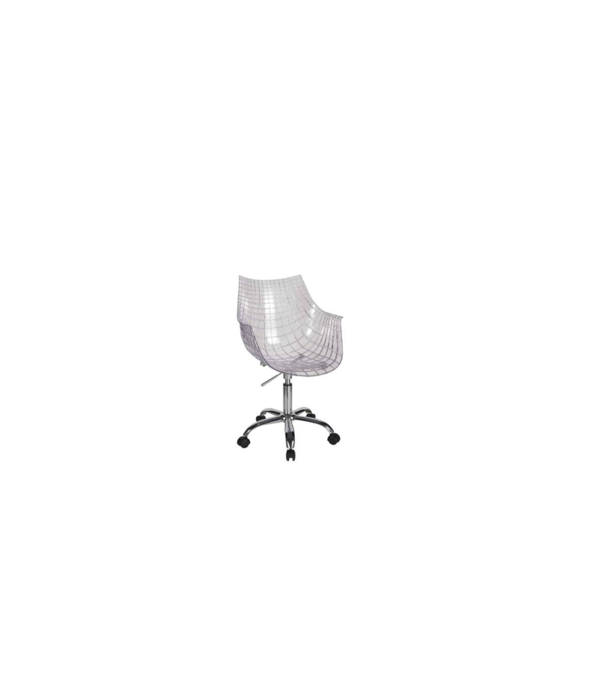 Pack De 2 Sillas Giratorias Modelo Olimpia Transparente, 57.5 X 56 X 85|95 Cm (ancho X Lar_4