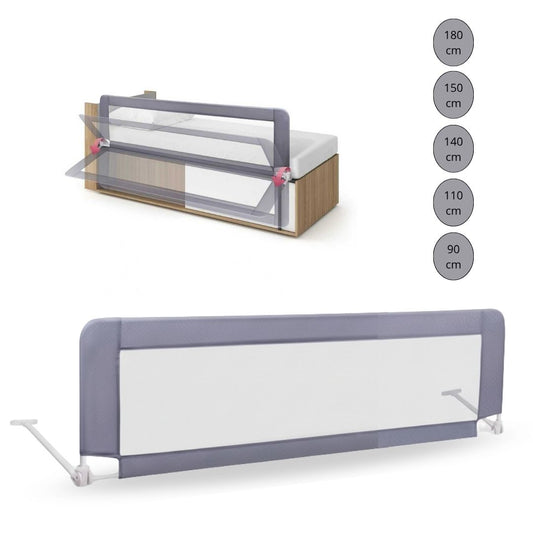 Bathby Barandilla De Cama Infantil 110 Cm – Altura Ajustable, Sistema Abatible, Malla Transpirable, Seguridad Anticaídas_0