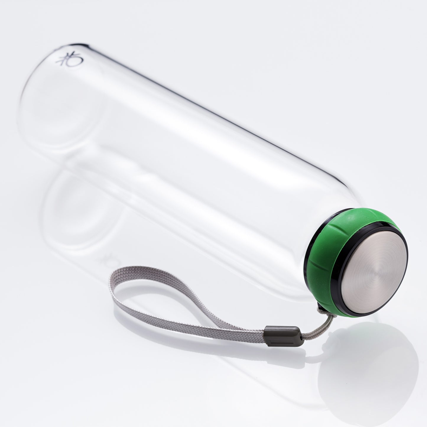Botella De Agua 550ml Borosilicato Tapa Verde Casa Benetton_5
