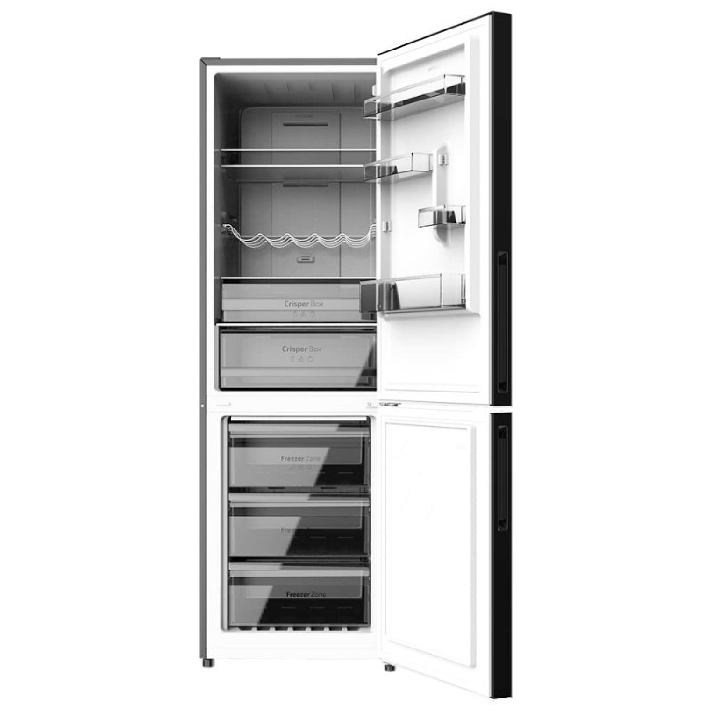 Cecotec Frigorífico Combi Bolero Coolmarket Combi 322 Black Cristal D_3