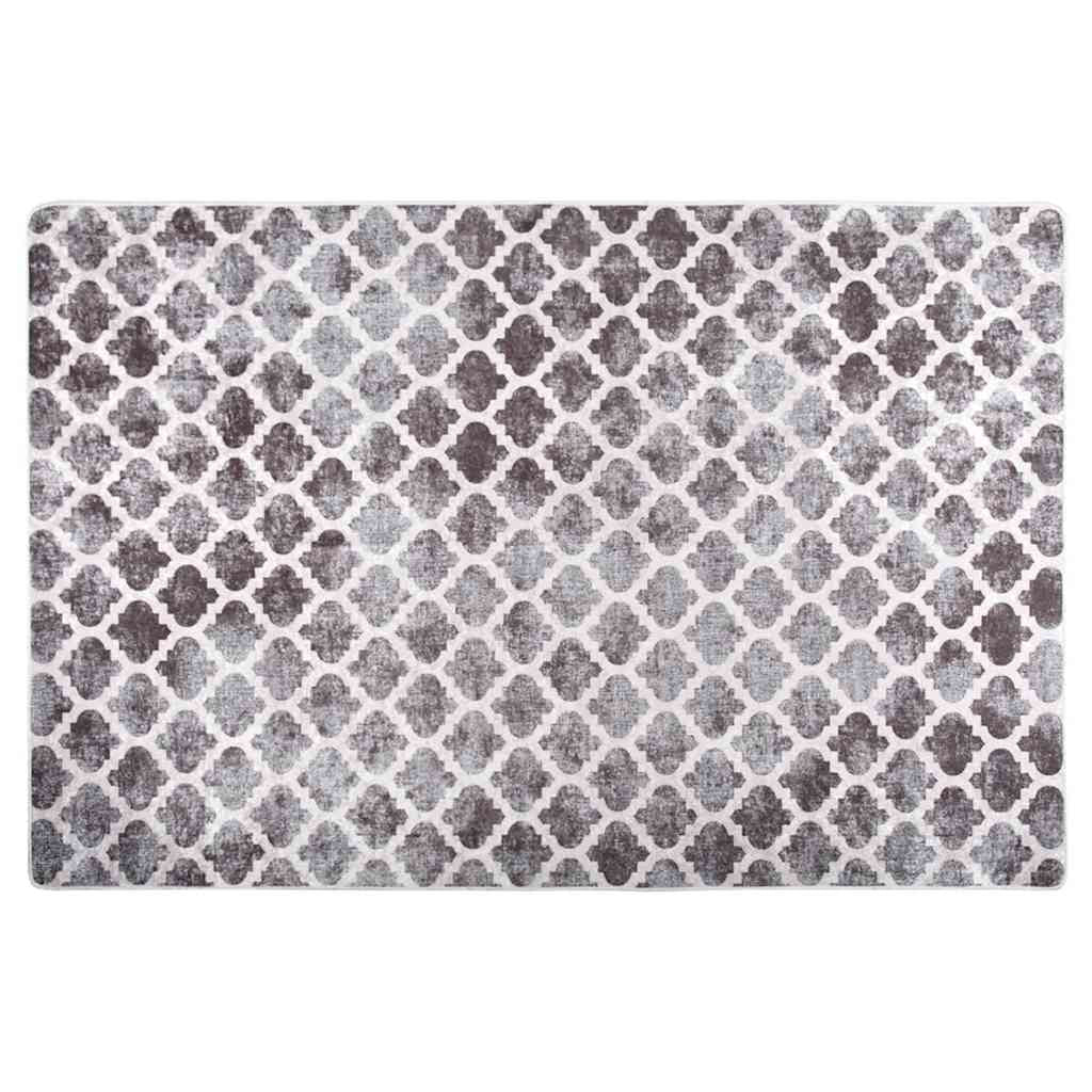 Vidaxl Alfombra Lavable Patchwork Antideslizante Multicolor 80x150 Cm_0