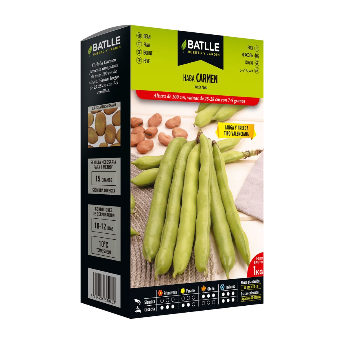 Sementes de Fava Carmen 250 g Batlle