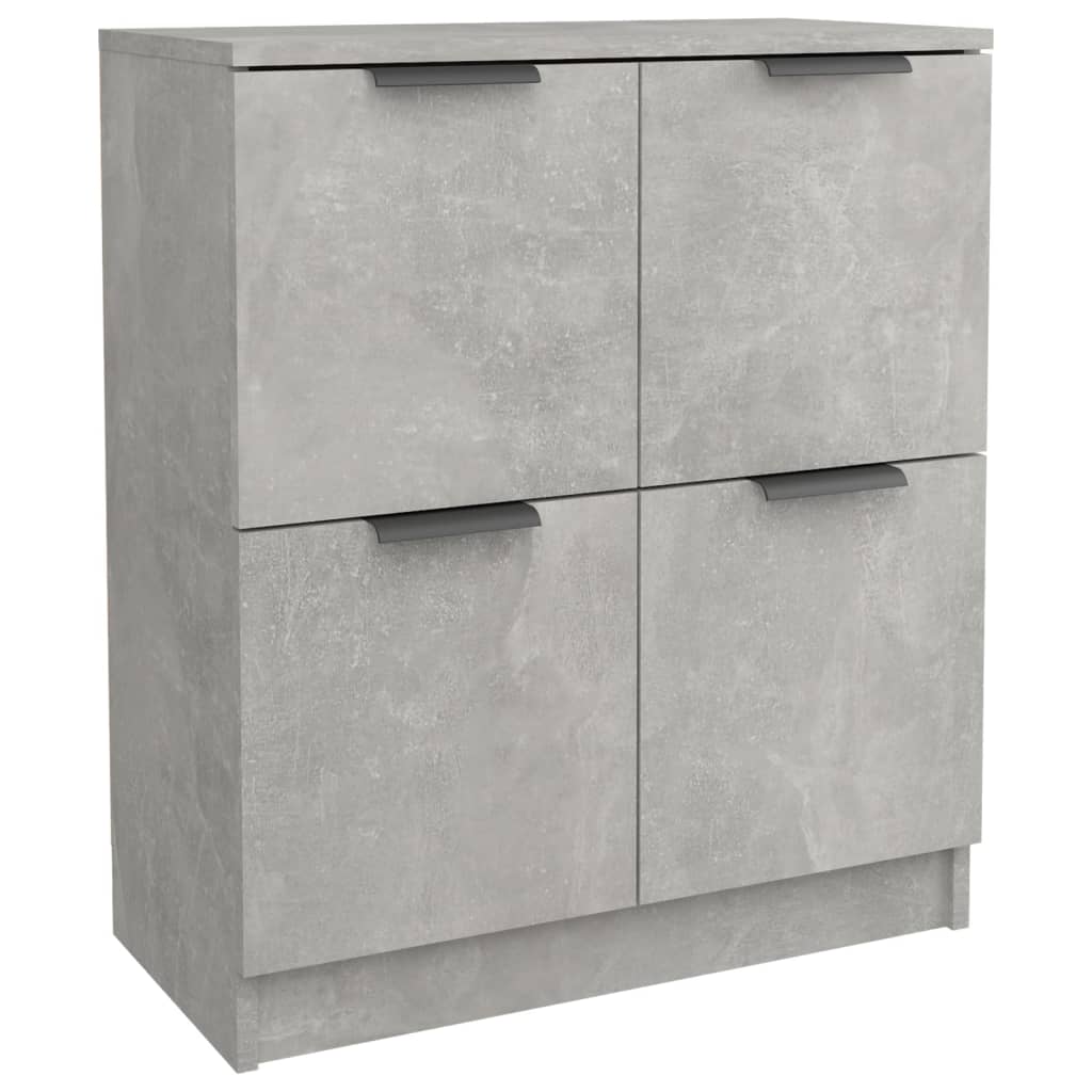 Aparador De Madera Contrachapada Gris Hormigón 60x30x70 Cm / Vetonek_4