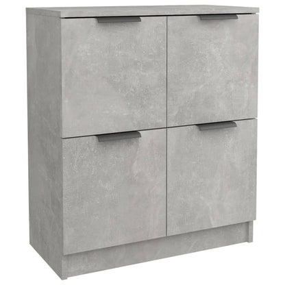 Aparador De Madera Contrachapada Gris Hormigón 60x30x70 Cm / Vetonek_4