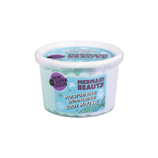Mousse Corporal Hidratante com Brilho "Mermaid Beauty", Pele Super Boa 250 ml