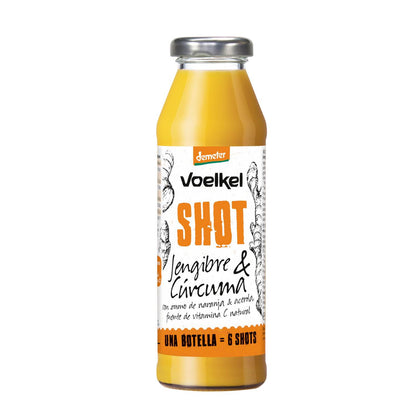 SHOT de Gengibre e Curcuma (Laranja, Acerola, Limão) New Voelkel 280ml