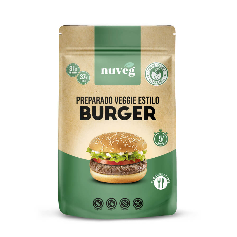 Hambúrguer vegetariano Nuveg 70 g