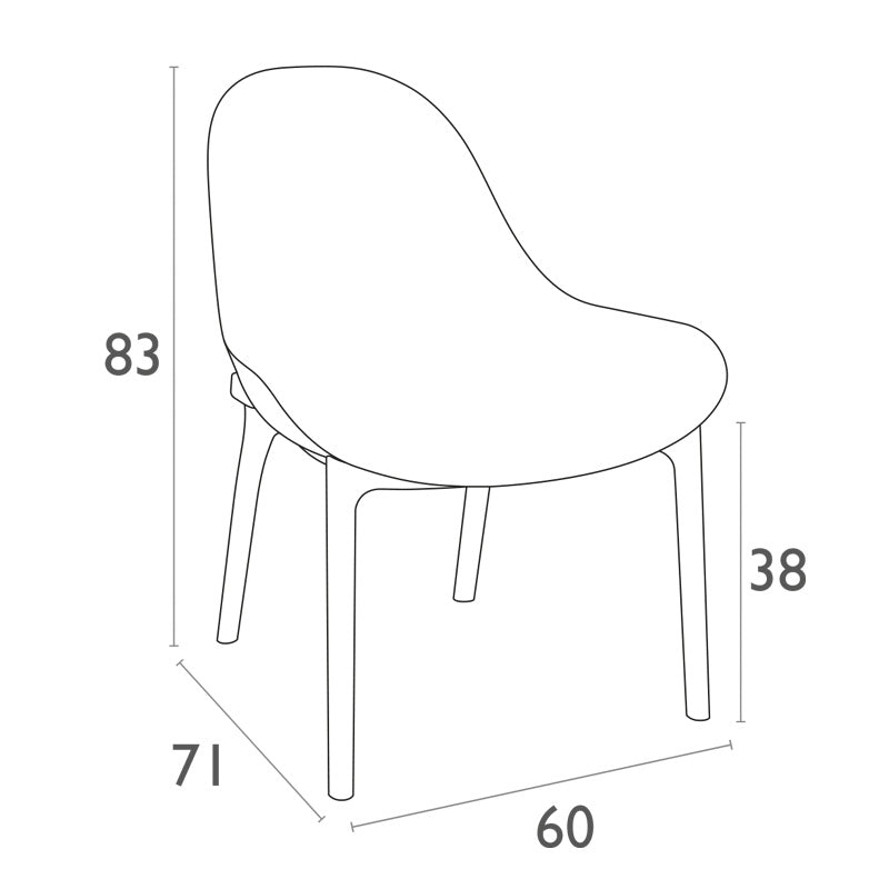 Siesta Exclusive Silla De Exterior Sky Lounge Blanco_4