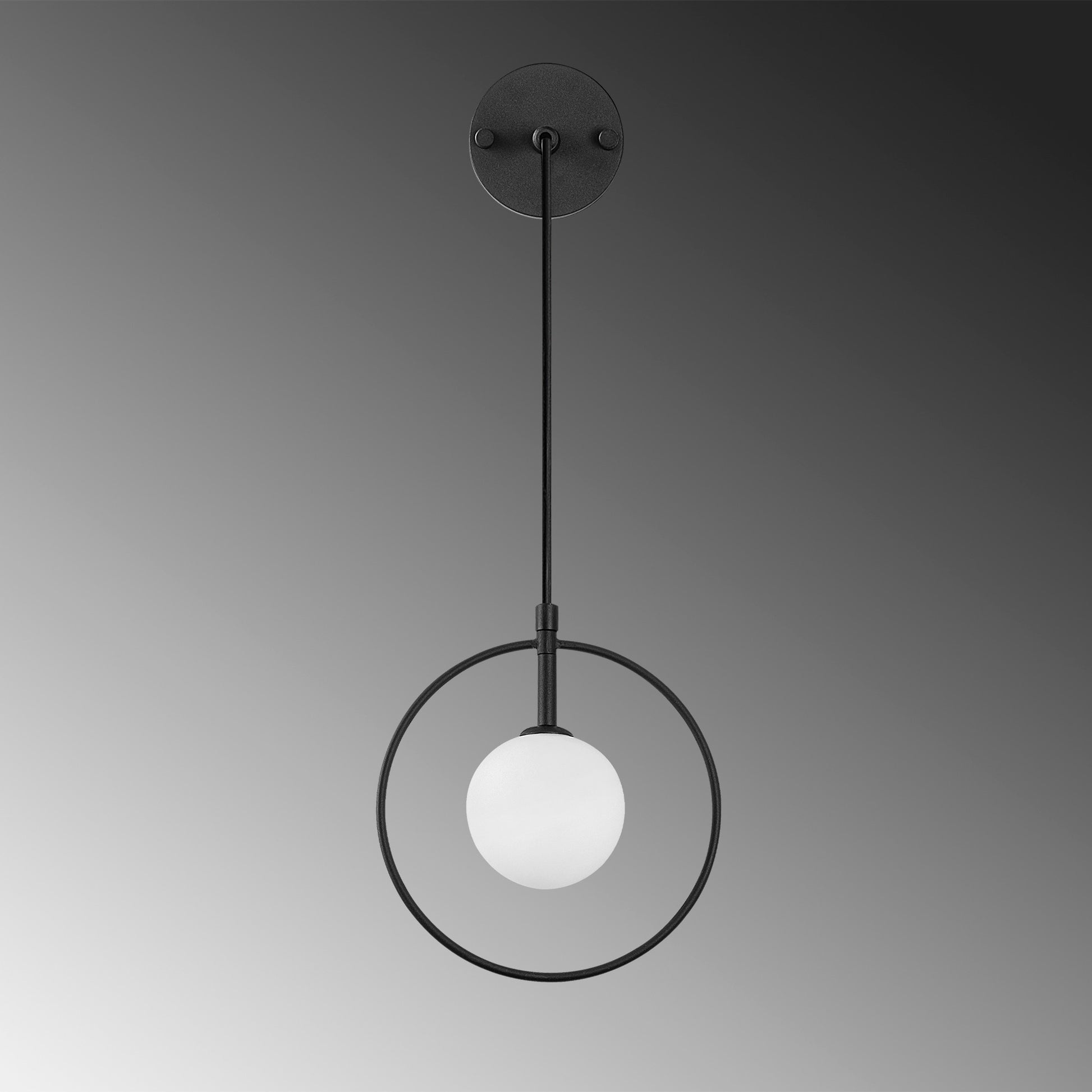 Aplique De Pared, Metal , Negro, 21x15x40, Casquillo G9 Max 10 W