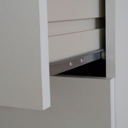Zapatero Entrada Recibidor, Mueble Auxiliar Estrecho Zapatos, 2 Puertas, 1 Cajón 101x75x36 Cm, Briebe, Domus, Blanco_4
