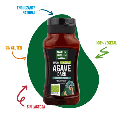 Sirope de Ágave Dark Naturgreen 258 ml / 350 g