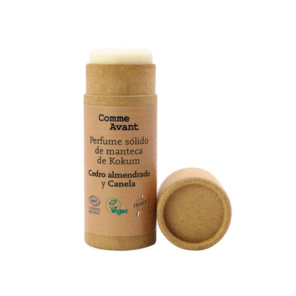 Perfume Sólido Amaderado Y Especiado Con Manteca De Kokum - Cedro Almendrado Y Canela_0