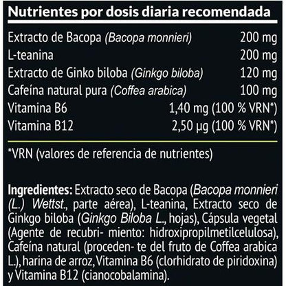 Focus Natural Nootropic Paleobull 60 Cápsulas