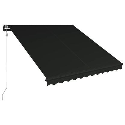 Vidaxl Toldo Retráctil Automático Gris Antracita 350x250 Cm_0