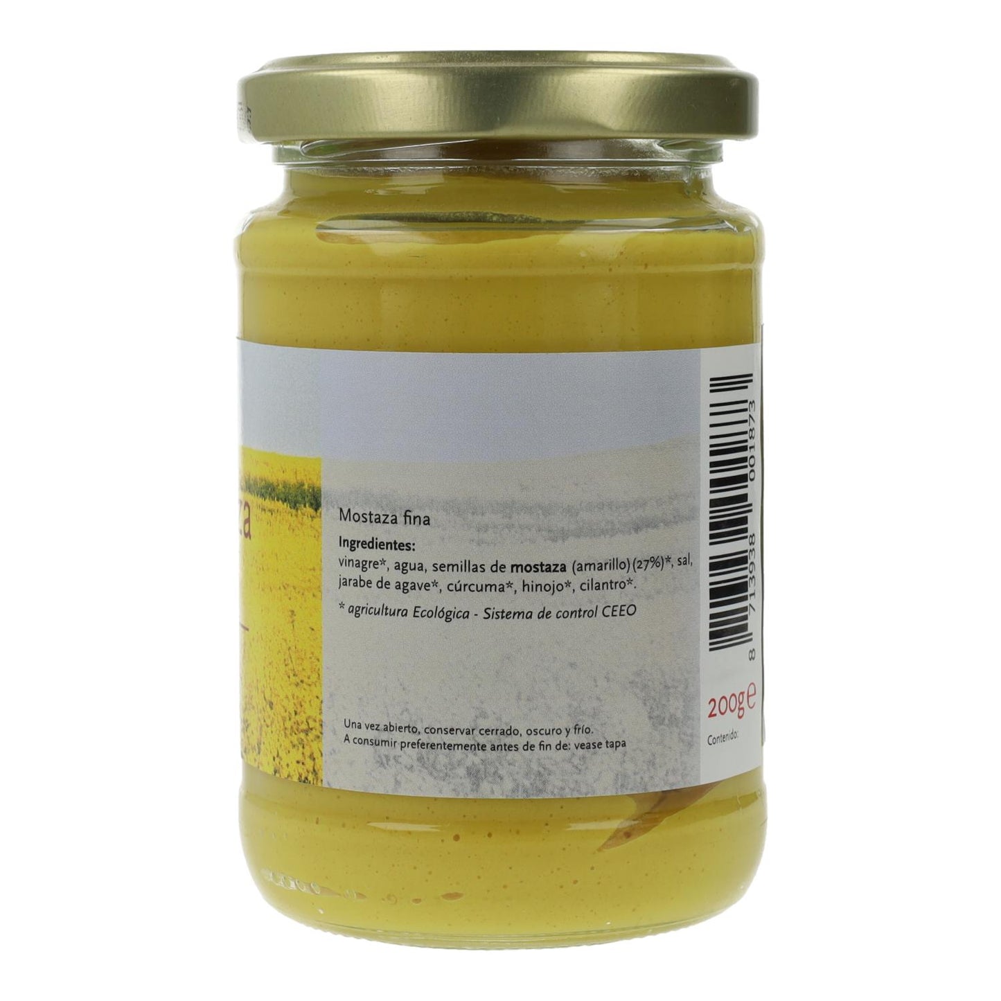 Mostarda Fina Biológica Machandel 200g