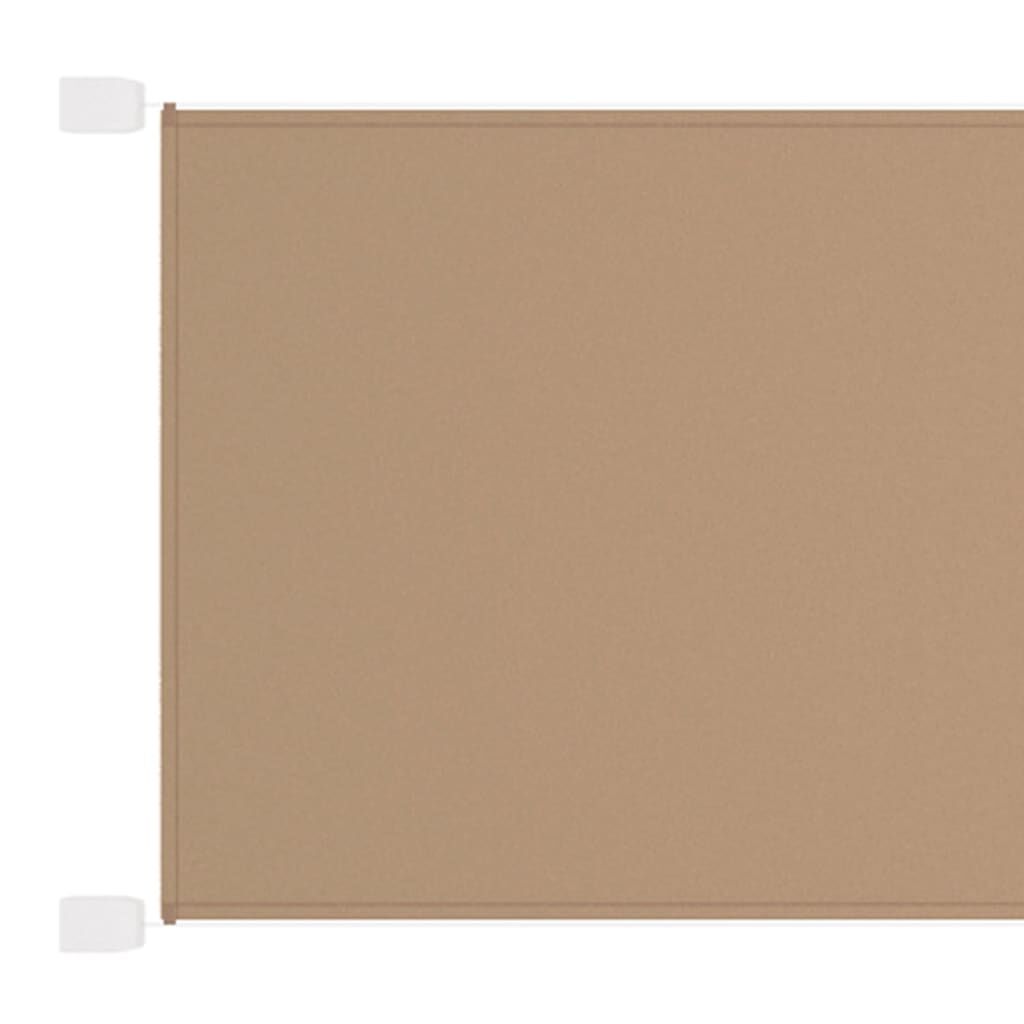 Vidaxl Toldo Vertical Tela Oxford Gris Taupé 60x360 Cm_0