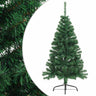 Vidaxl Meia Árvore de Natal Artificial com suporte em PVC Verde 150 Cm