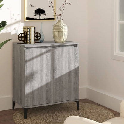 Aparador De Madera Contrachapada Gris Sonoma 60x35x70 Cm / Vetonek_1