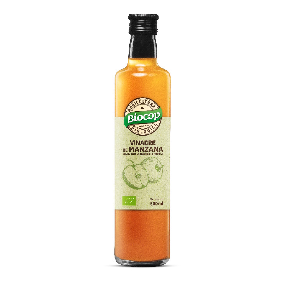 Vinagre de maçã não filtrado Biocop 500 ml