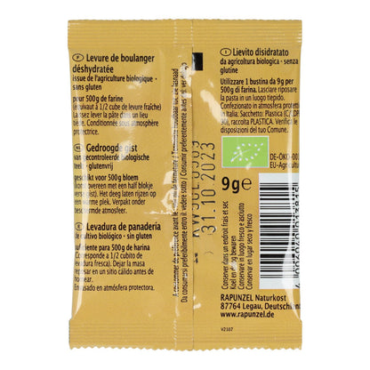 Fermento seco Rapunzel 9 g