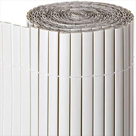 Cañizo Pvc Doble Cara| Lamas 11 Mm| Composición 100% Pvc| Bridas Sujeción Incluidas 1x3m_0