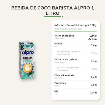 Información nutricional