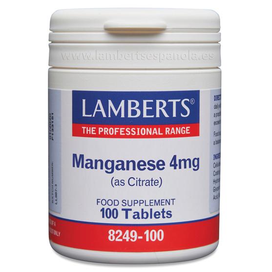 Lamberts Manganês 100 comprimidos