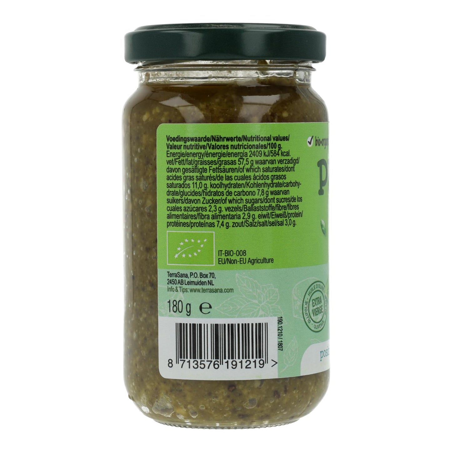 Pesto Verde Terrasana 180 g
