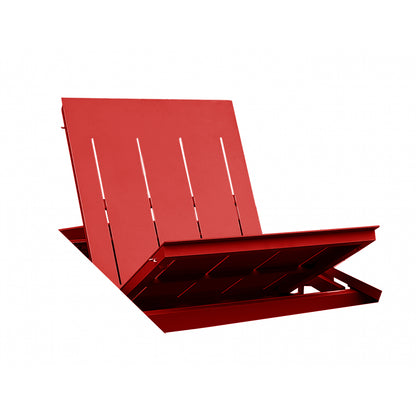 Inari Mesa De Jardín Extensible Rectangular De Aluminio Rojo Para 10 Personas 240x100xh75cm- Mobiliario De Jardín_1