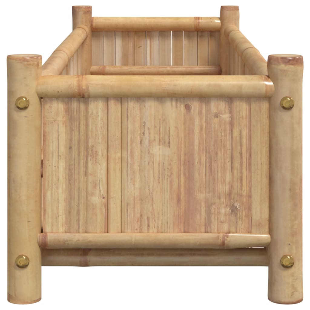 Jardinera De Bambú 100x30x25 Cm_4