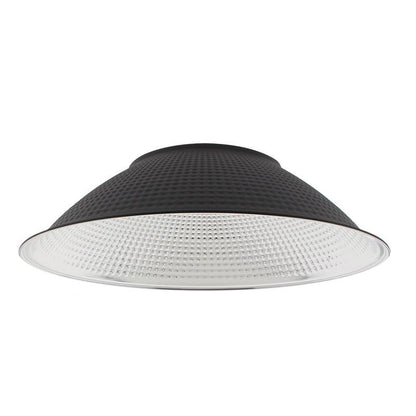 Reflector Aluminio 120º Para Lámpara Industrial, Ø215mm, Negro_1