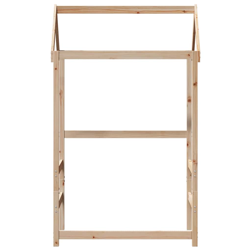 Techo De Cama Infantil Madera Maciza Pino 98x70x176,5 Cm_3