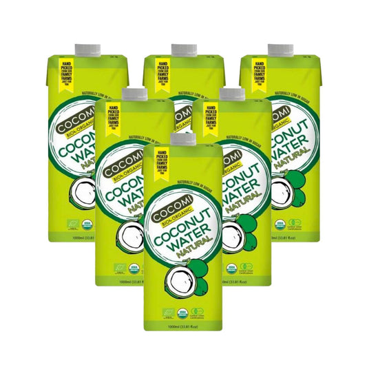 Embalagem x 6 Cocomi Água de coco bio natural 1 L