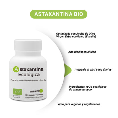 Astaxantina Ecológica * 30 Cápsulas / 8 Mg * Antioxidante De Origen Natural_3
