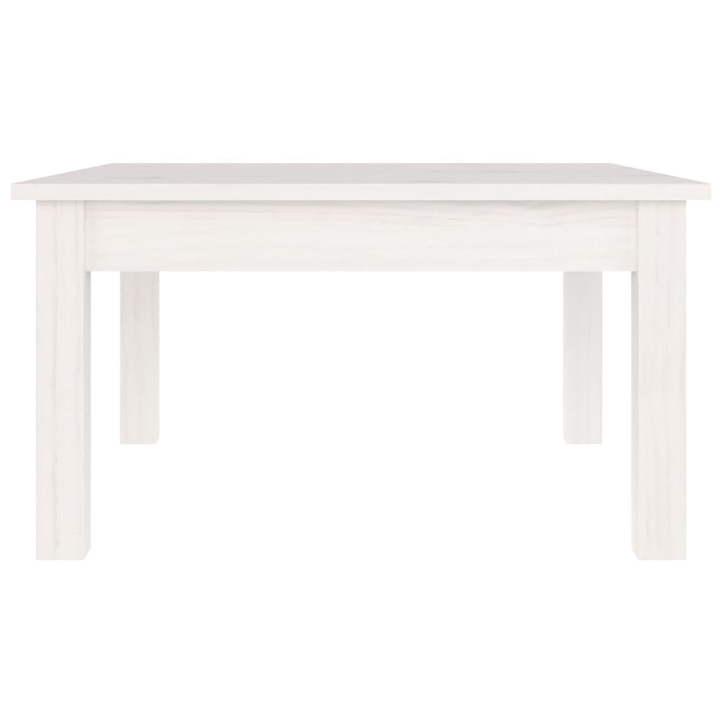 Mesa De Centro De Madera Maciza De Pino Blanco 55x55x30 Cm_2