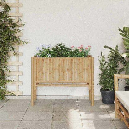 Cama Elevada Marrón 90 X 35 X 70 Cm Bambú_3