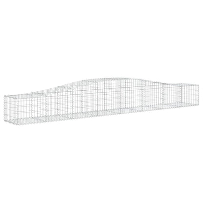 Cestas De Gaviones 20 Uds Forma De Arco Hierro 400x50x40/60 Cm_2