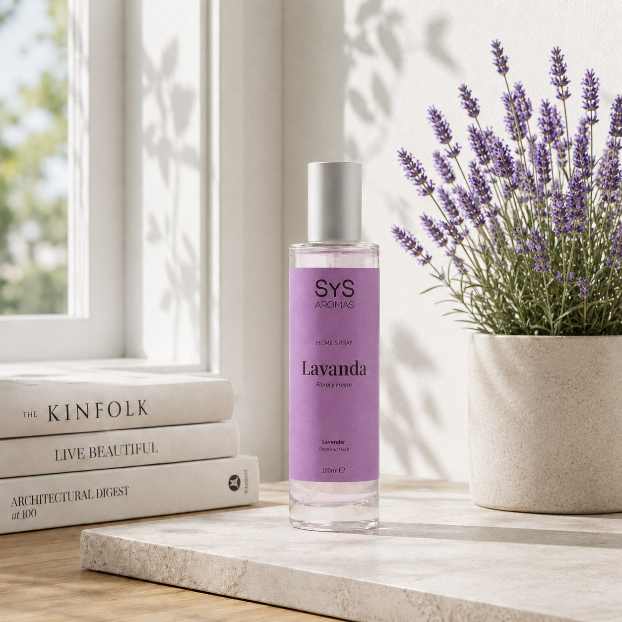 Ambientador Pulverizador Lavanda Origins SYS Aromas 100 ml | Aroma Floral y Agreste | Relajante_1