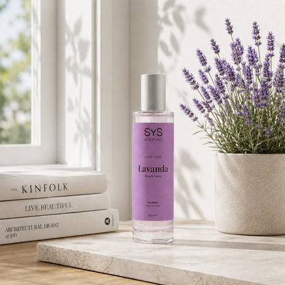 Ambientador Pulverizador Lavanda Origins SYS Aromas 100 ml | Aroma Floral y Agreste | Relajante_1